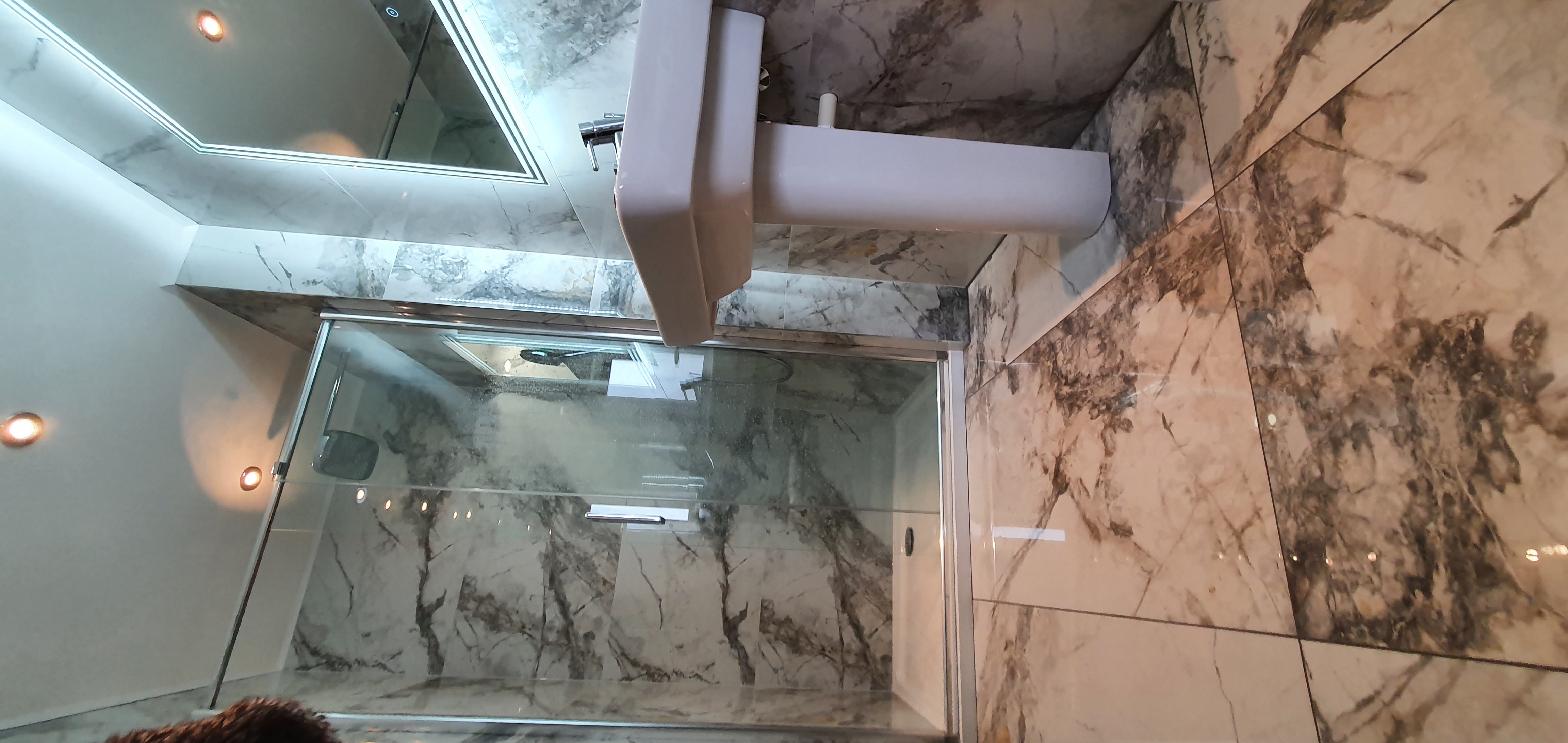 Luxurious Marble Bathroom Renovation - Thumbnail 16