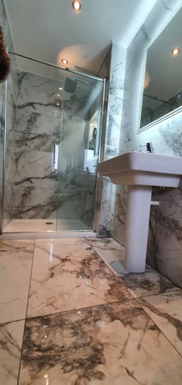 Luxurious Marble Bathroom Renovation, a Bathroom project by Lateres, Blackburn with Darwen (image 16 of 16)