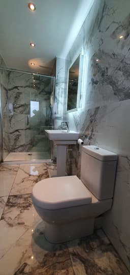 Luxurious Marble Bathroom Renovation, a Bathroom project by Lateres, Blackburn with Darwen (image 15 of 16)