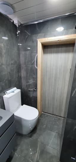 Sleek Black Bathroom Transformation, a Bathroom project by Lateres, Blackburn with Darwen (image 7 of 8)