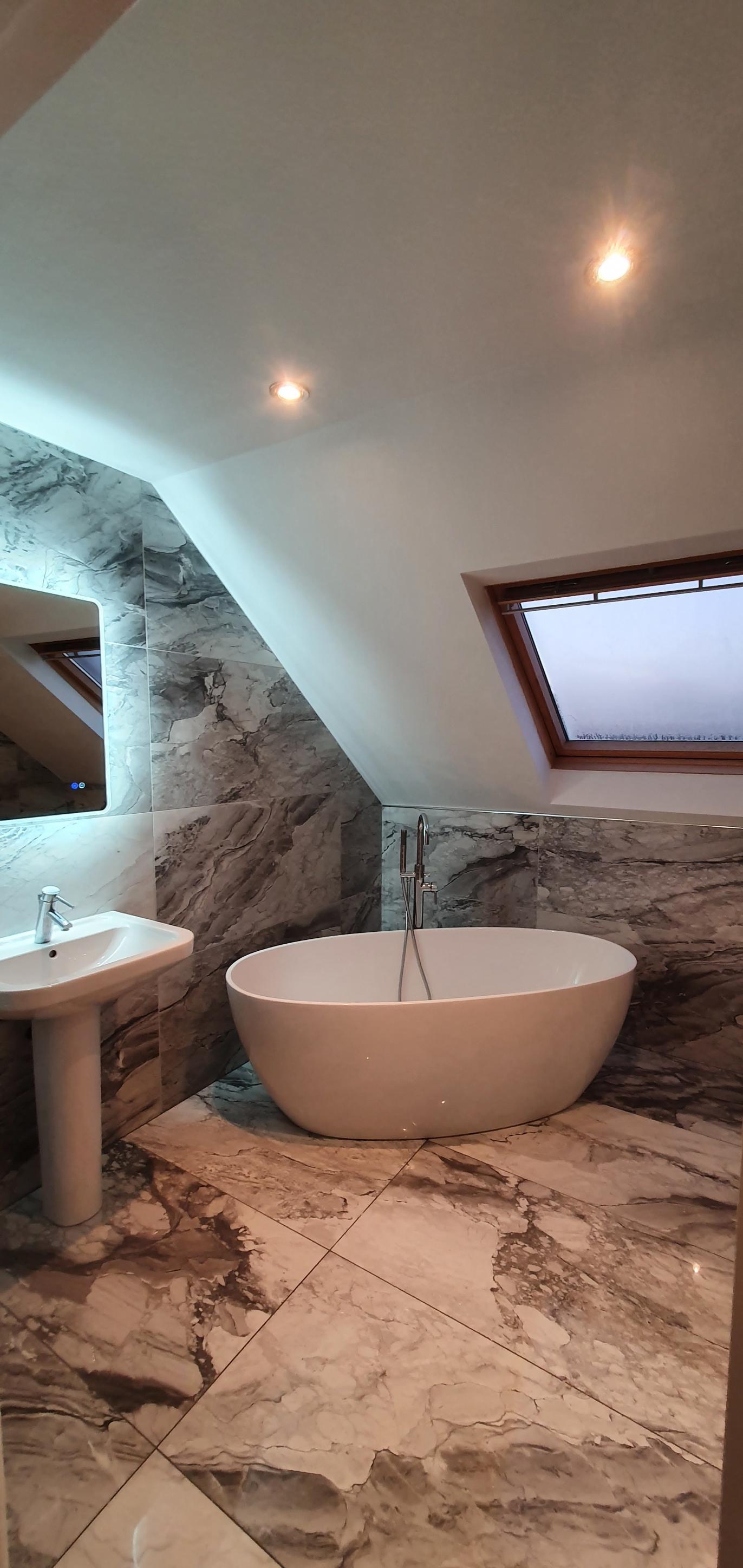 Luxurious Marble Bathroom Renovation, a Bathroom project by Lateres, Blackburn with Darwen (image 1 of 16)