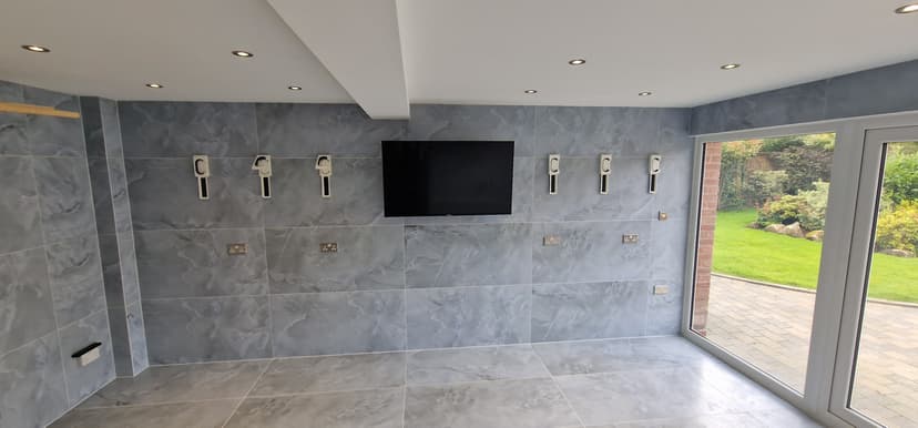 Garage to Bicycle Cleaning Room Conversion, a Conversion project by Lateres, Blackburn with Darwen
